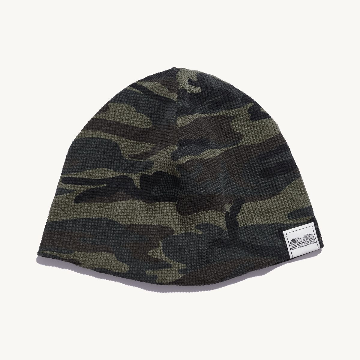 낫뉴(NOT NEW) nn Label Pattern Beanie Camo Green