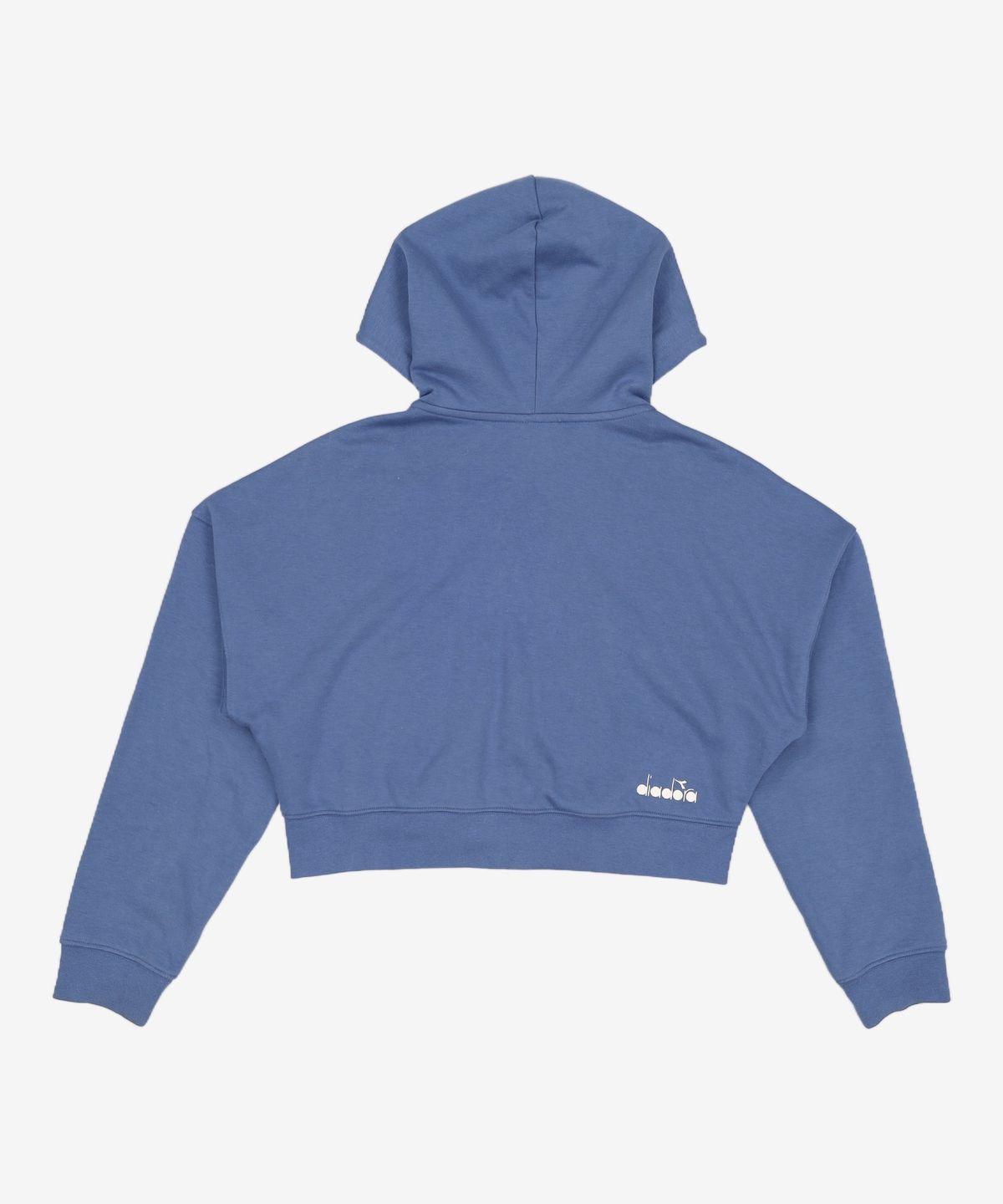 디아도라(diadora) 에센셜 5 BALLS 크롭 후드집업 우먼 BLUE S