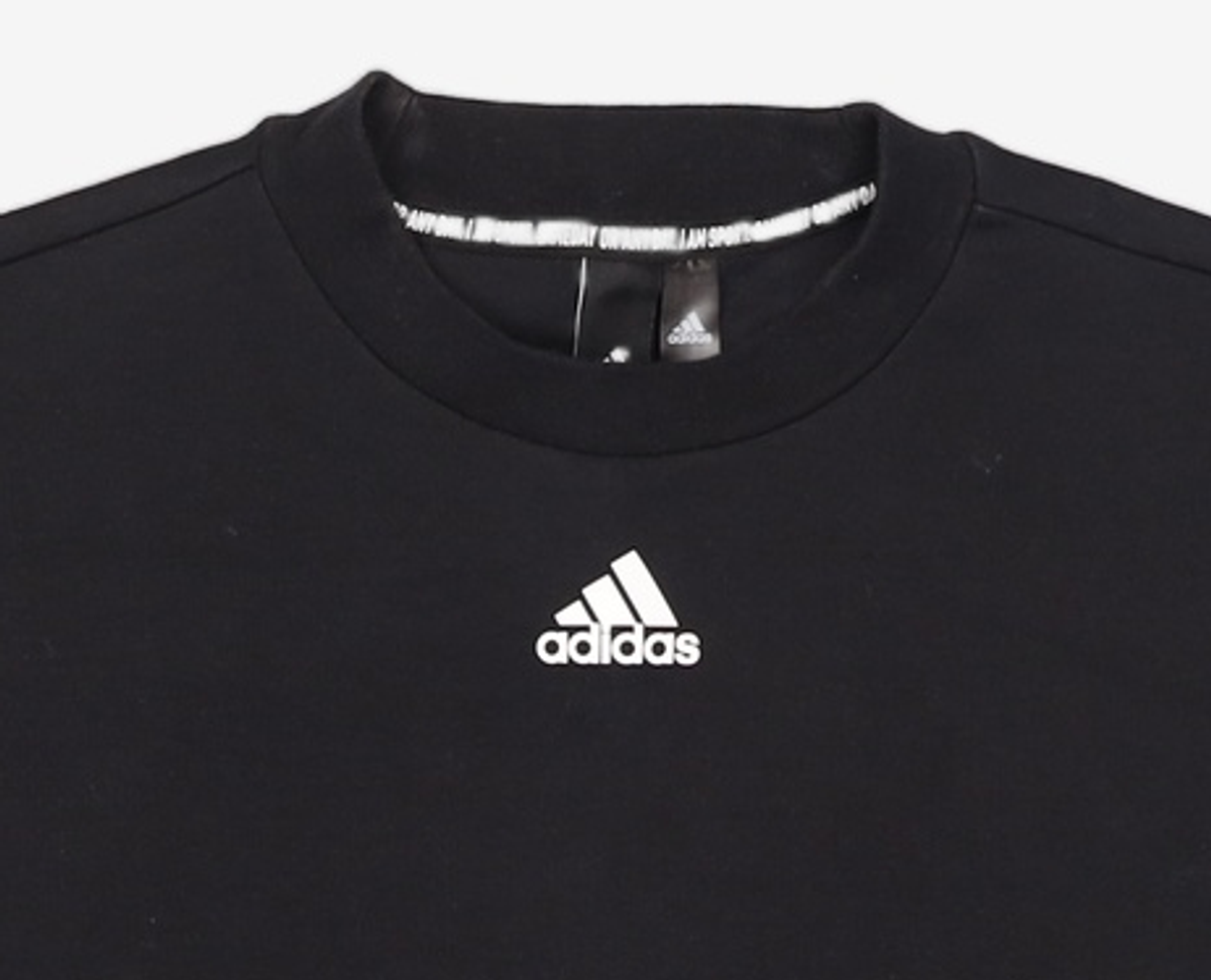 아디다스(ADIDAS) M 머스트해브 3S 크루티 - 블랙:화이트 / DX7654 XL