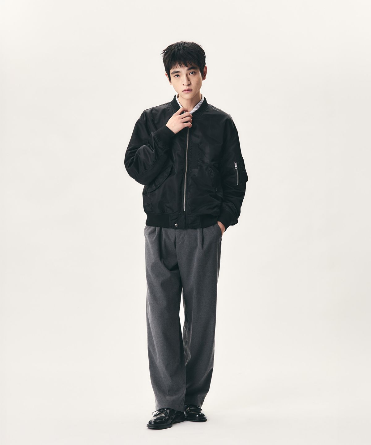 에스피오나지(ESPIONAGE) L-2B Flight Jacket Black