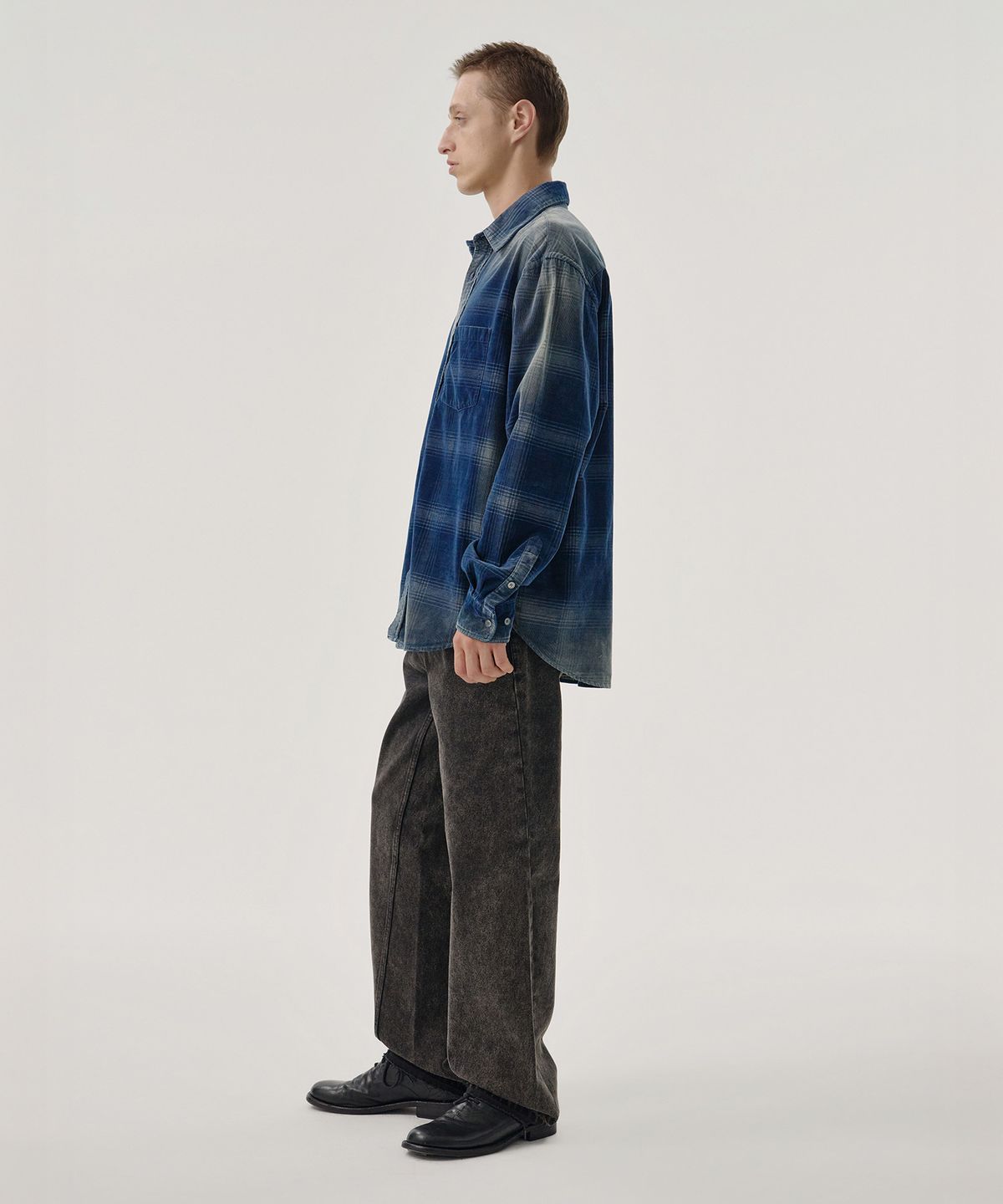 엠엠아이씨(MMIC) UNION SHIRT (INDIGO)