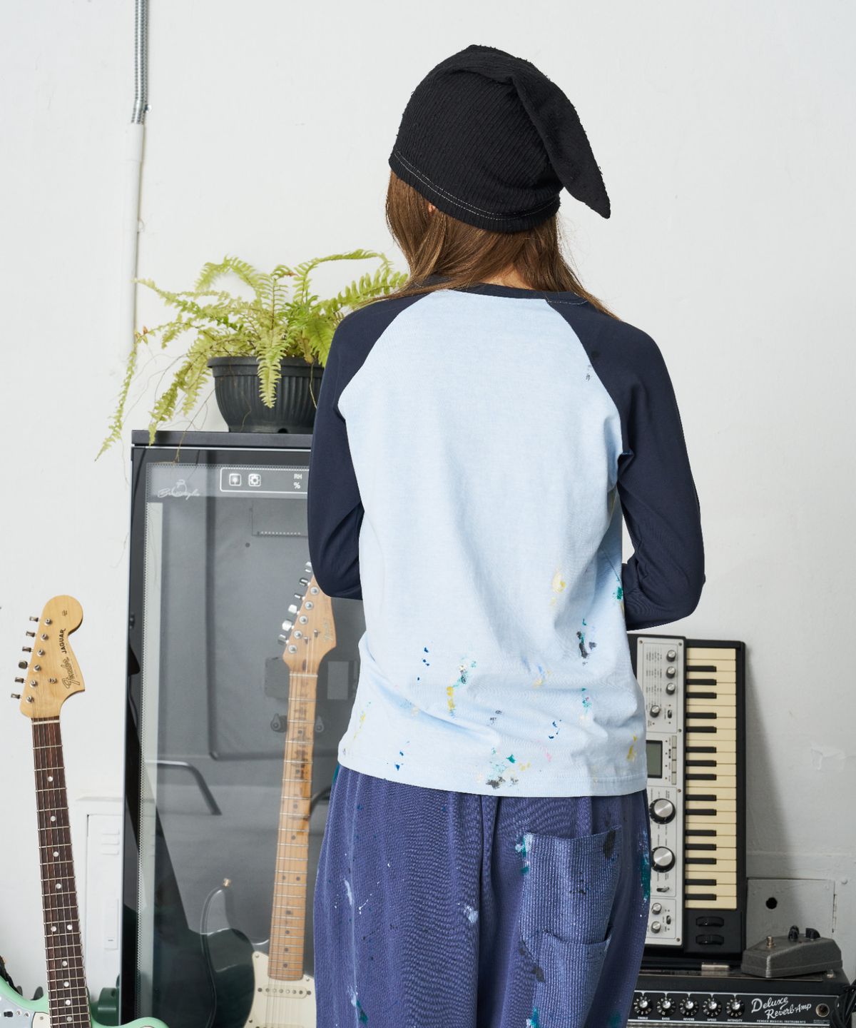 낫뉴(NOT NEW) Boucle Tail Beanie Black