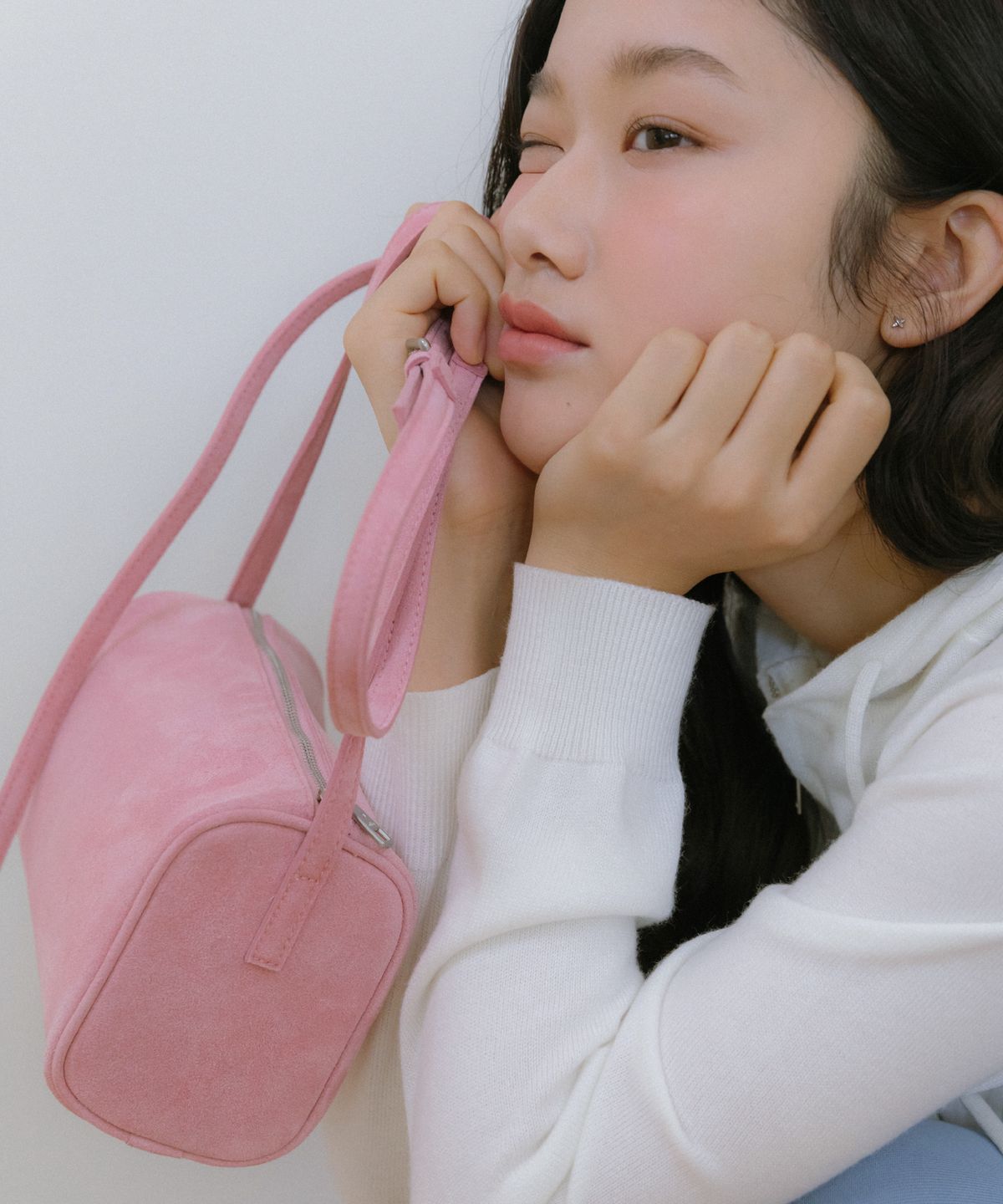 멜로토리(MELLOTORY) 2way 스웨이드 미니백 (4color)