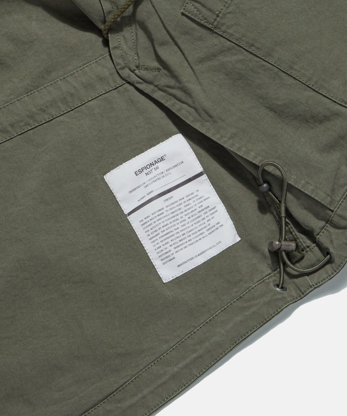 에스피오나지(ESPIONAGE) M65 Mil Blouson Grey Olive