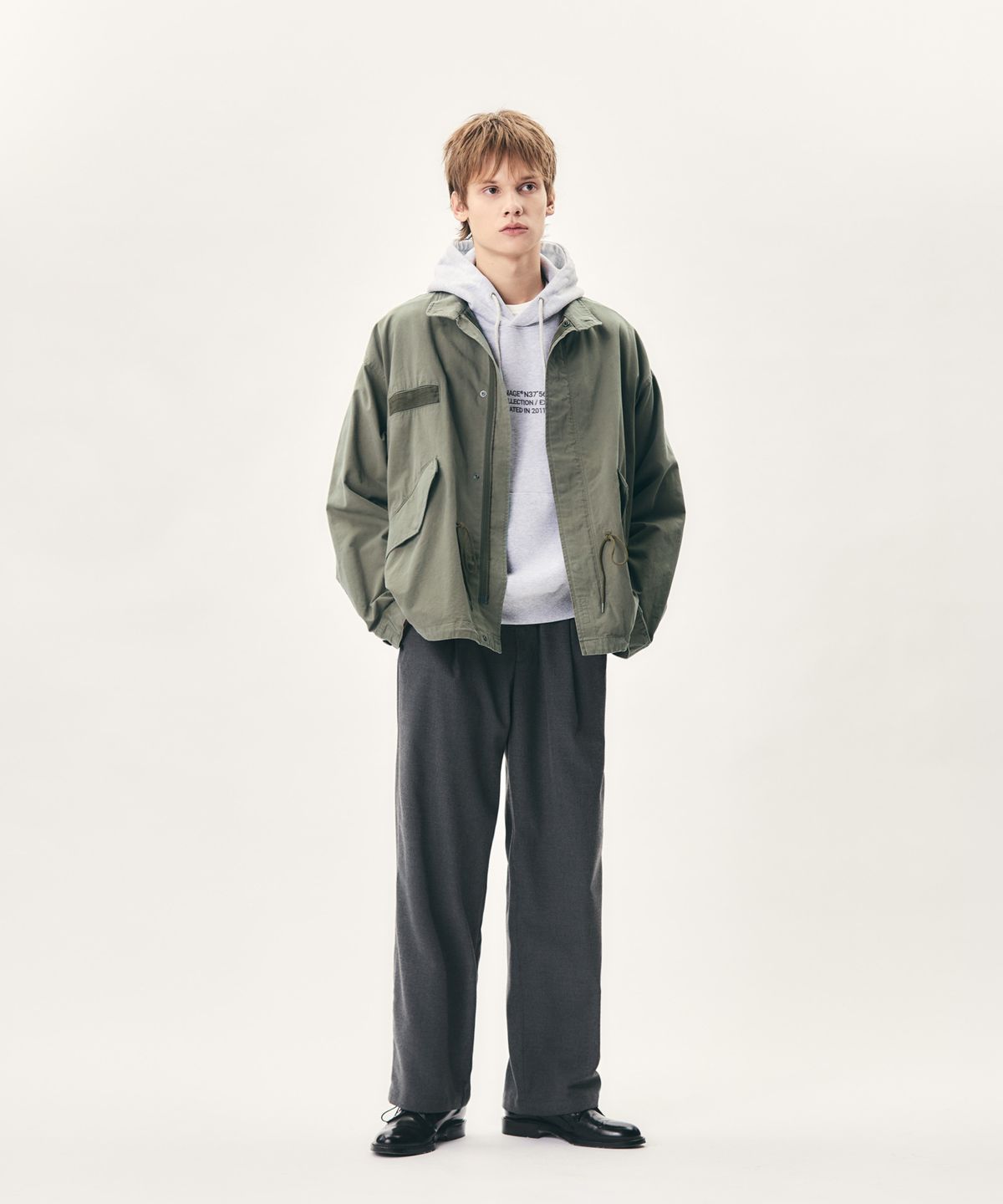 에스피오나지(ESPIONAGE) M65 Mil Blouson Grey Olive