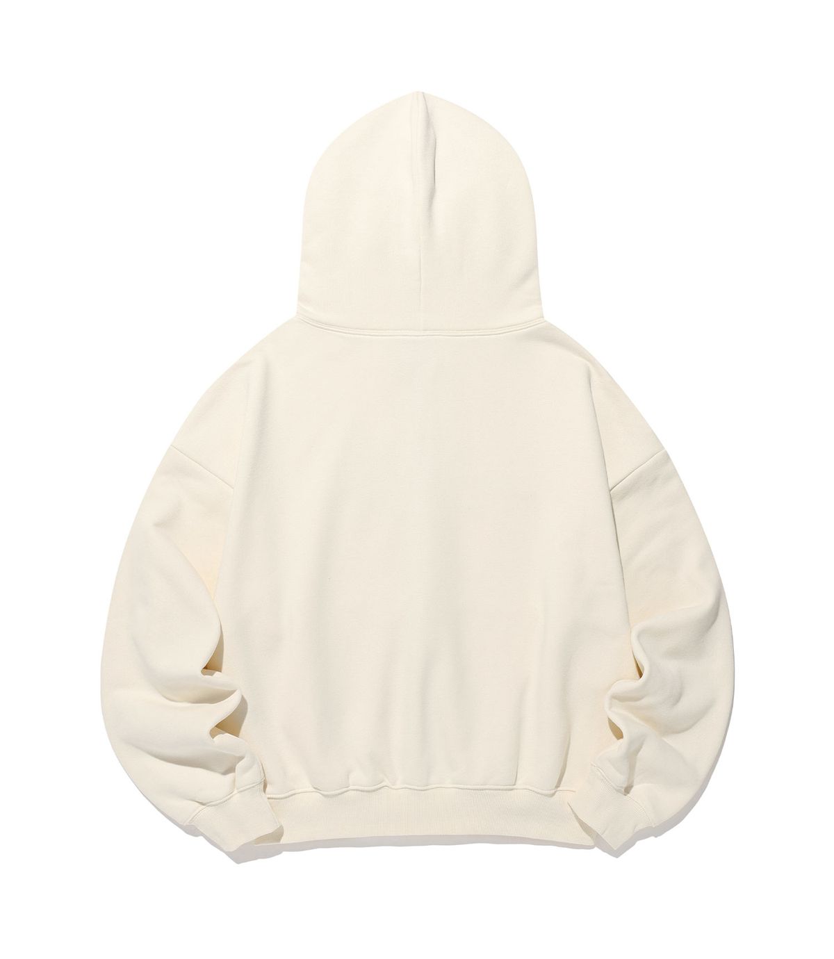 나이스고스트클럽(NICEGHOSTCLUB) 3STAR APPLIQUE HOODIE ZIP UP_CREAM(NG2GSUM490A)