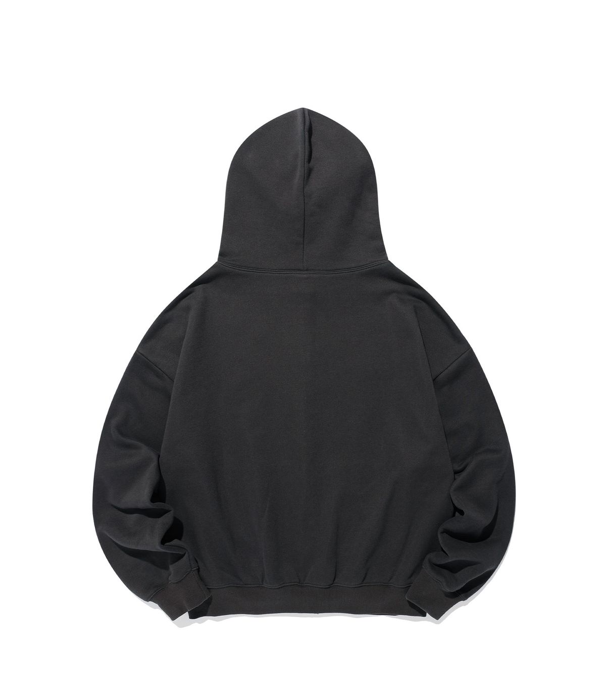나이스고스트클럽(NICEGHOSTCLUB) 3STAR APPLIQUE HOODIE ZIP UP_CHARCOAL(NG2GSUM490A)