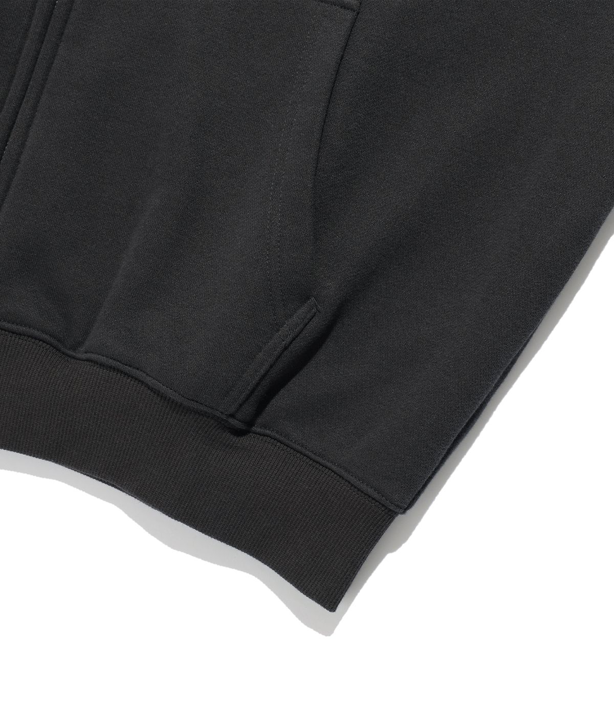 나이스고스트클럽(NICEGHOSTCLUB) 3STAR APPLIQUE HOODIE ZIP UP_CHARCOAL(NG2GSUM490A)