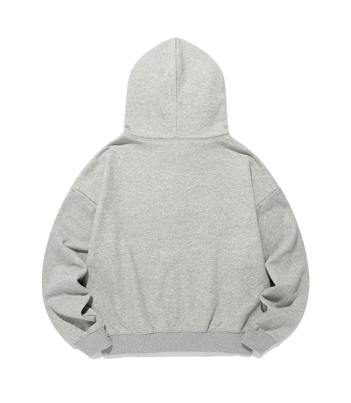 나이스고스트클럽(NICEGHOSTCLUB) 3STAR APPLIQUE HOODIE ZIP UP_GREY(NG2GSUM490A)