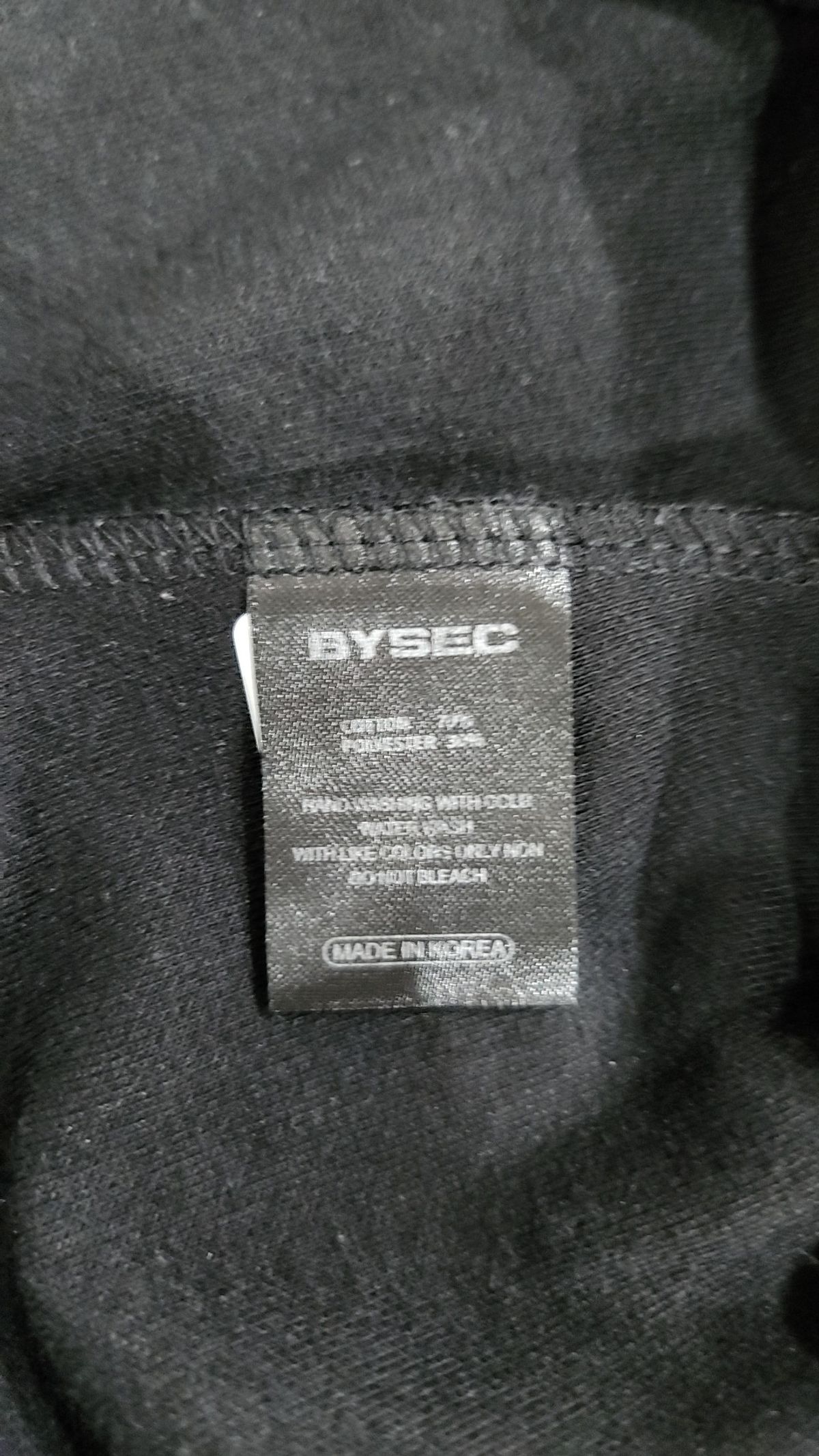 바이젝(BYSEC) 반소매 티셔츠 L