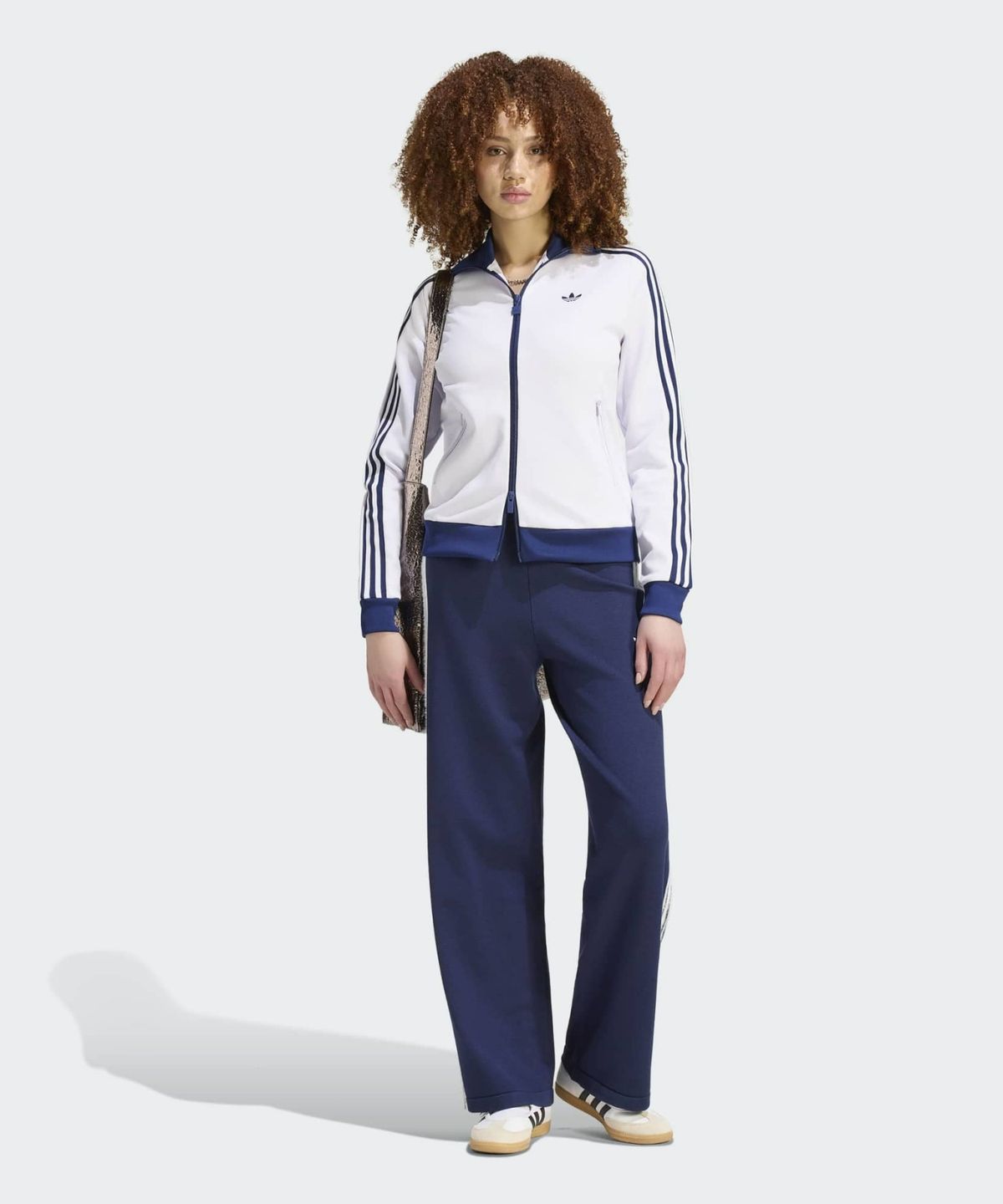아디다스(ADIDAS) 클래식 트랙탑 - 프로즌퍼플:다크블루 / KX4263