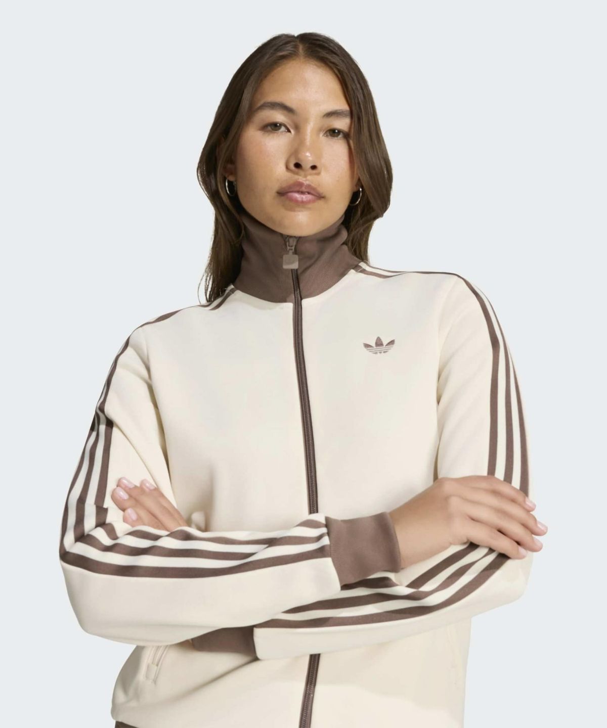 아디다스(ADIDAS) 클래식 트랙탑 - 원더화이트:얼스스트라타 / KY0823