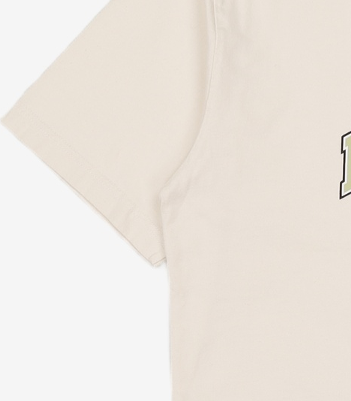 노매뉴얼(NOMANUAL) 3T ARCH LOGO T-SHIRT - CREAM L