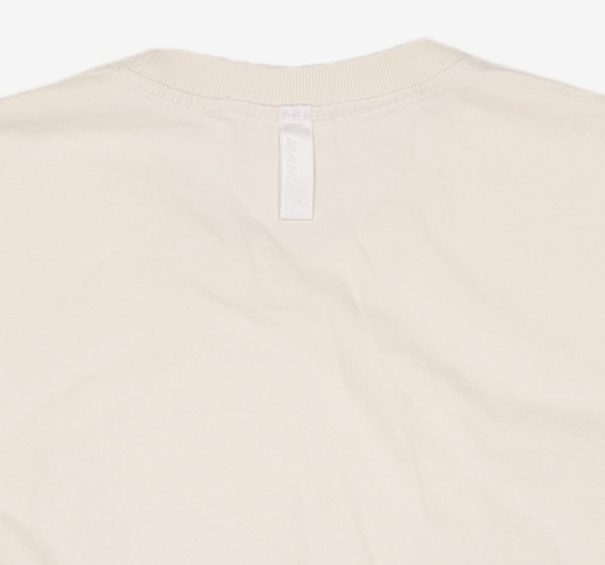 노매뉴얼(NOMANUAL) 3T ARCH LOGO T-SHIRT - CREAM L
