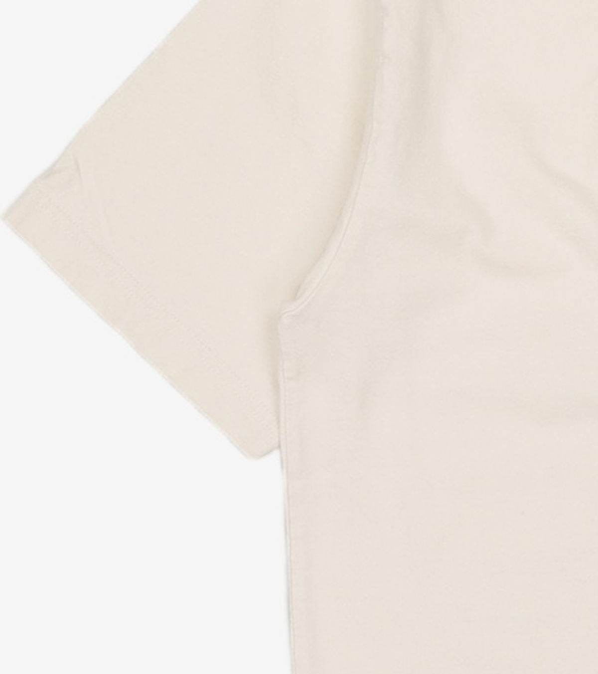 노매뉴얼(NOMANUAL) 3T ARCH LOGO T-SHIRT - CREAM L
