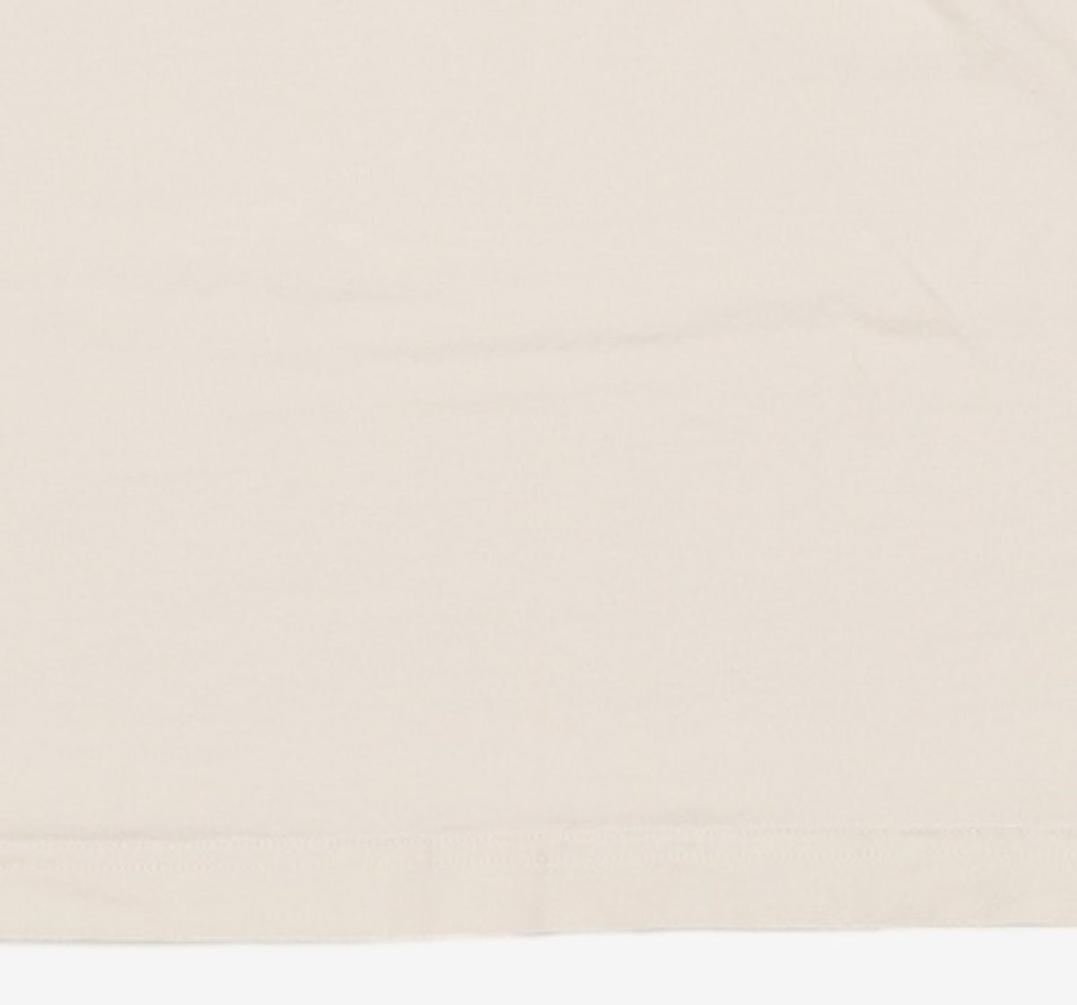 노매뉴얼(NOMANUAL) 3T ARCH LOGO T-SHIRT - CREAM L