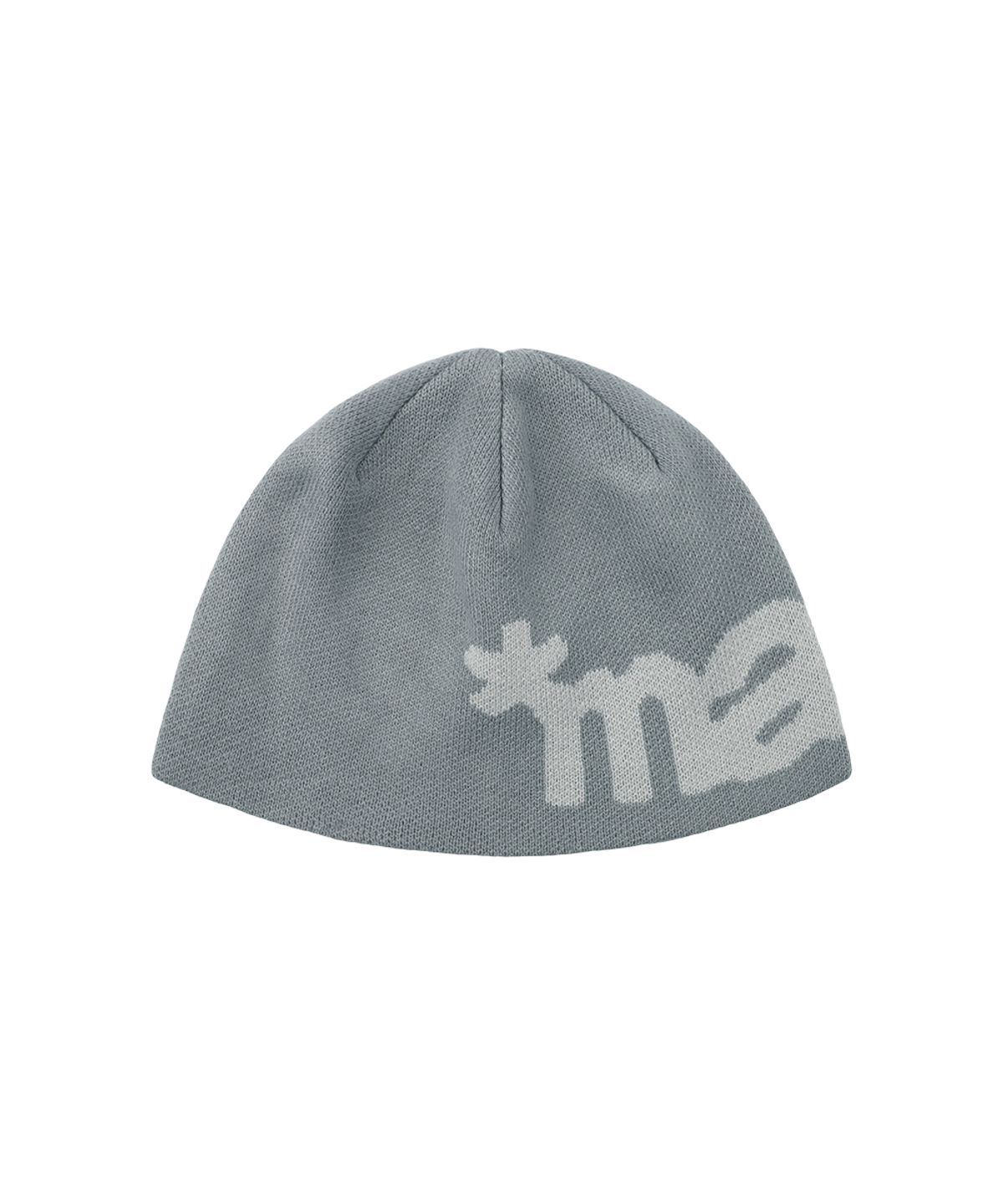 마하그리드(MAHAGRID) MAH LOGO KNIT BEANIE[GREY]