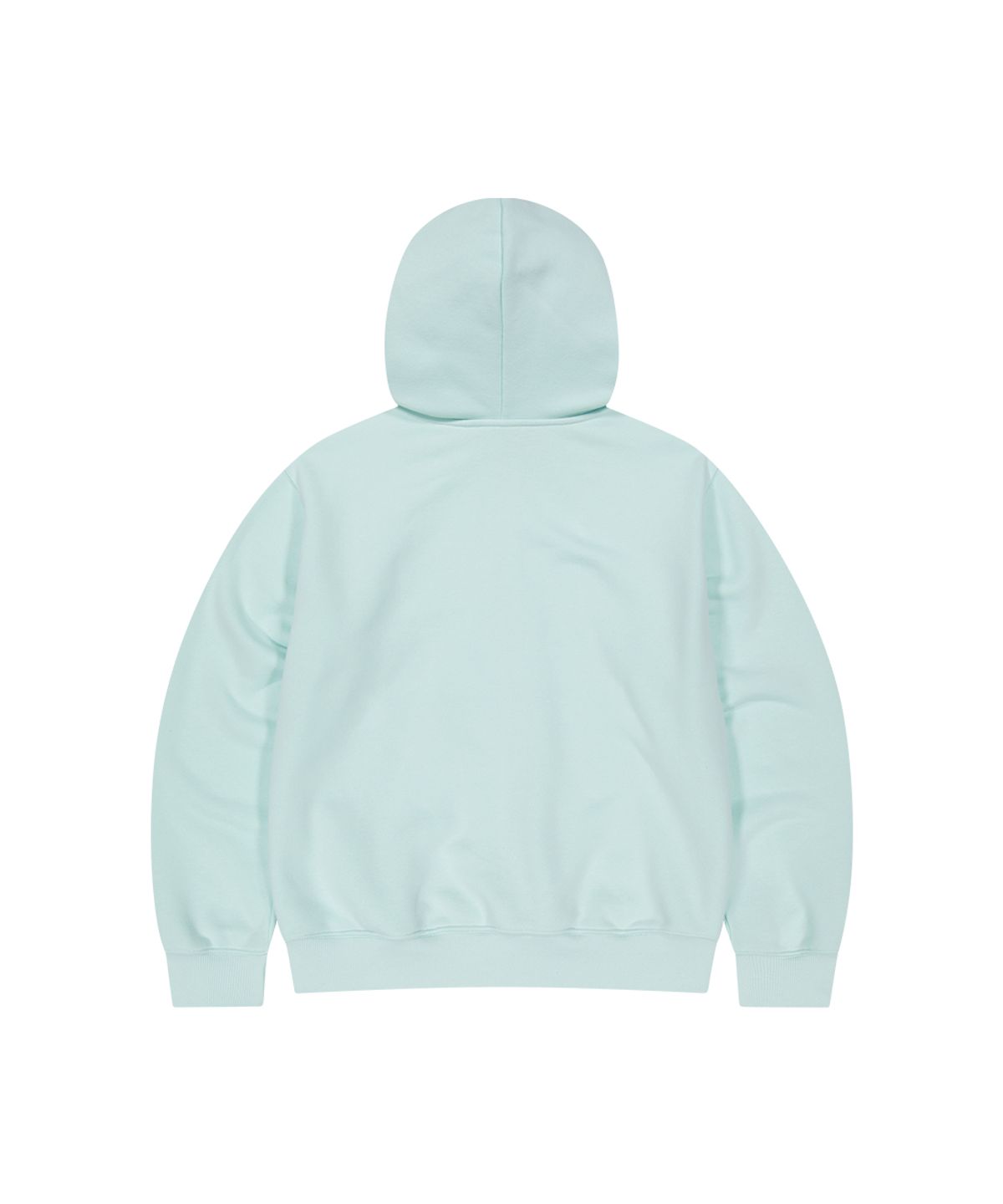 마하그리드(MAHAGRID) mah CUT OFF APPLIQUE ZIP-UP HOODIE[LIGHT BLUE]