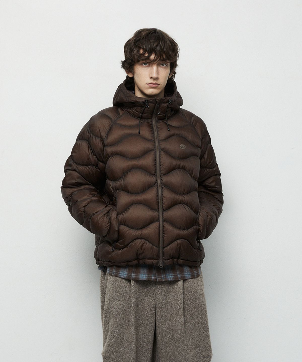 마하그리드(MAHAGRID) VENTIX LIGHT PADDING JACKET[BROWN]