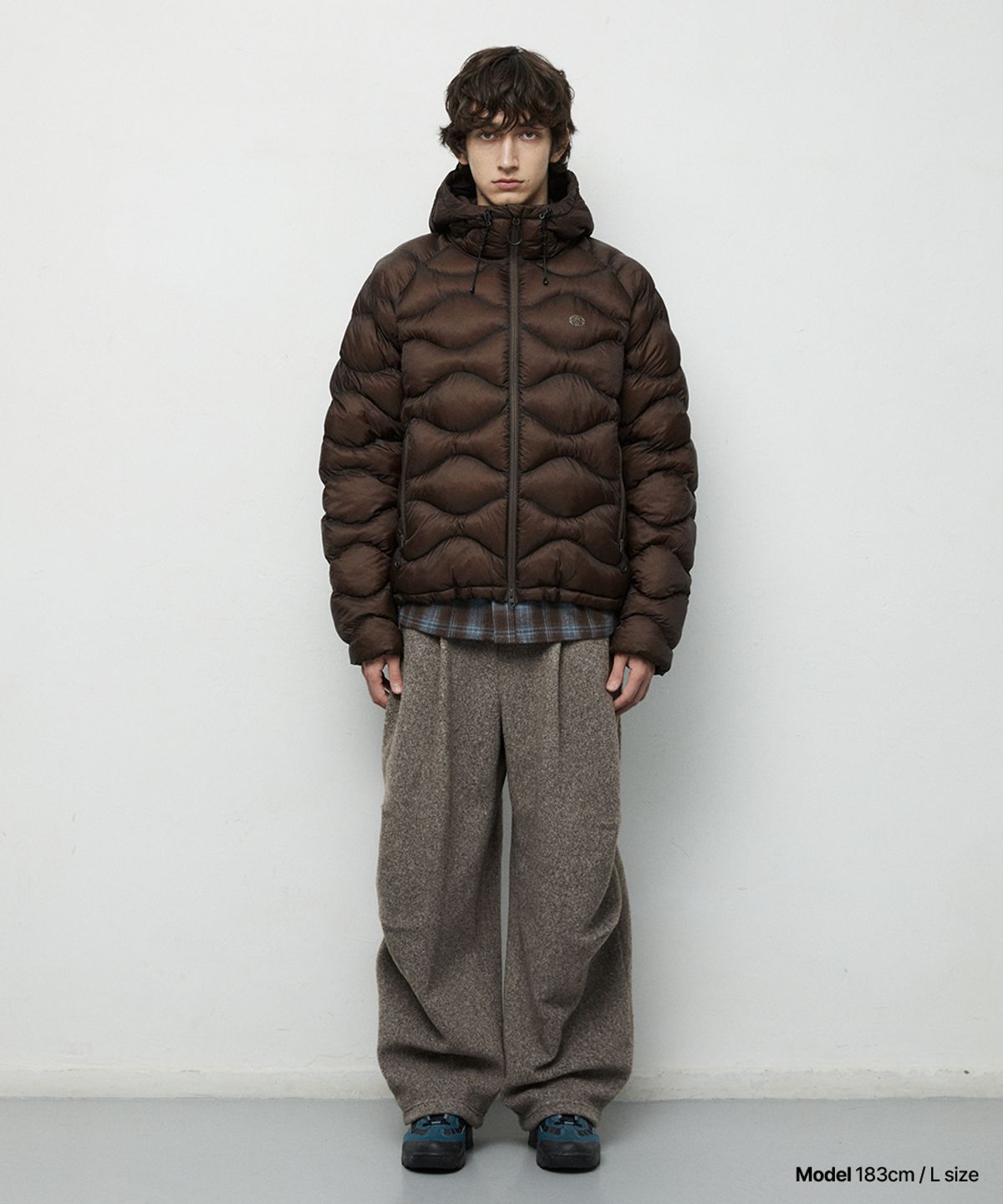 마하그리드(MAHAGRID) VENTIX LIGHT PADDING JACKET[BROWN]