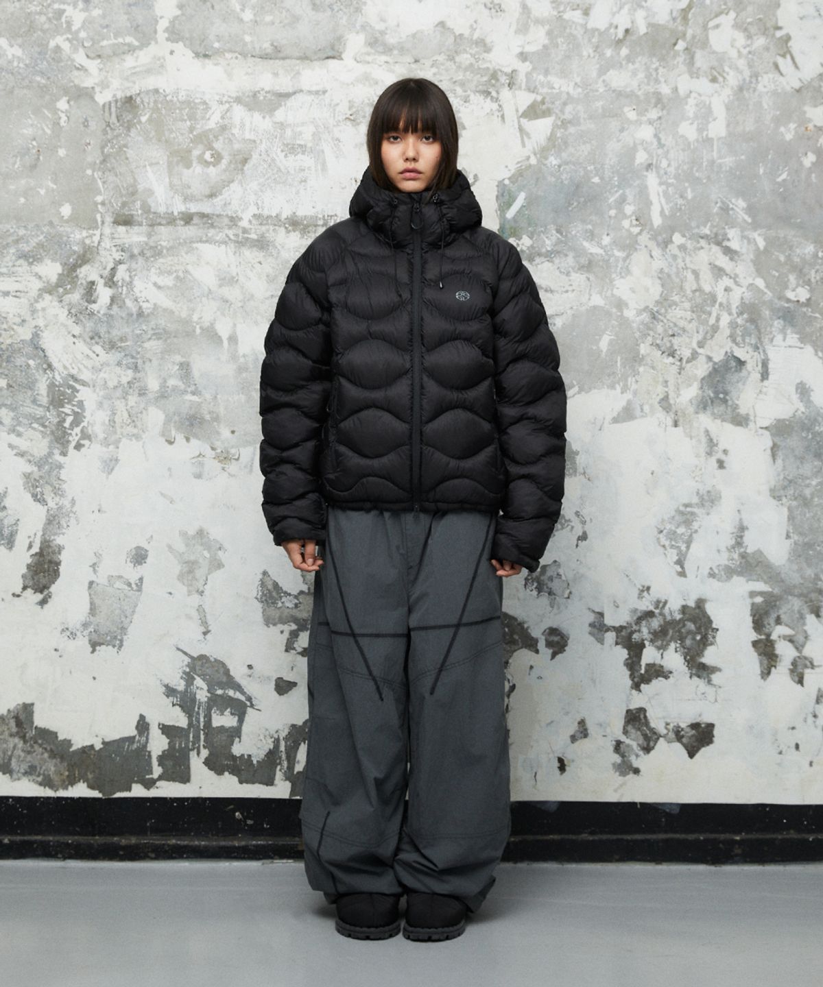 마하그리드(MAHAGRID) VENTIX LIGHT PADDING JACKET[BLACK]