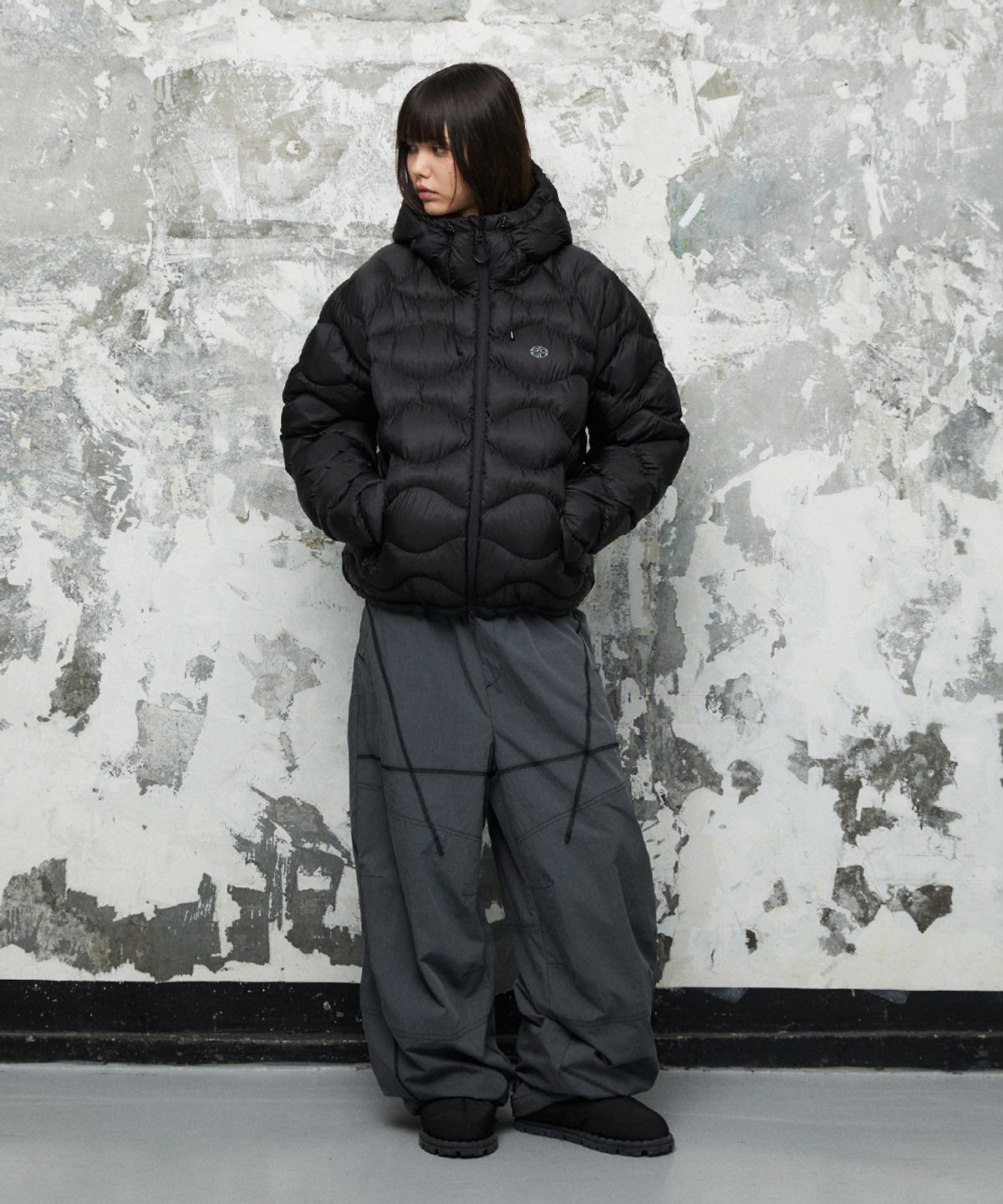 마하그리드(MAHAGRID) VENTIX LIGHT PADDING JACKET[BLACK]