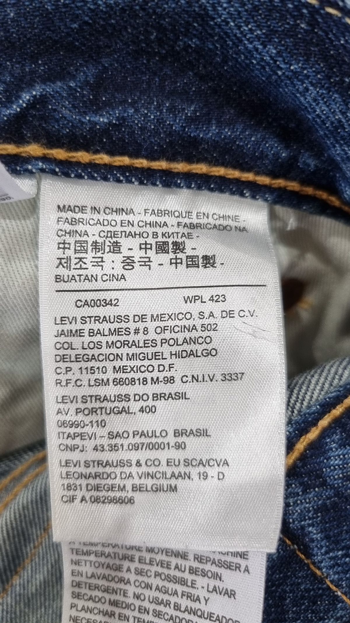 리바이스(LEVI'S) 청/데님 팬츠 32