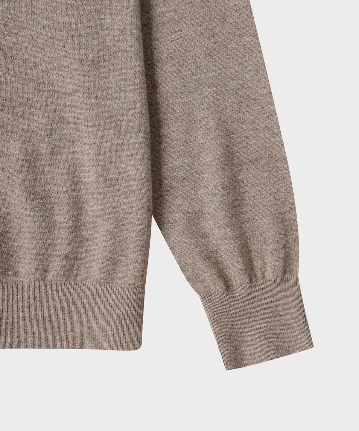 테일던(TAILDERN) Elordi Round Neck Cardigan Wool Cashmere Beige