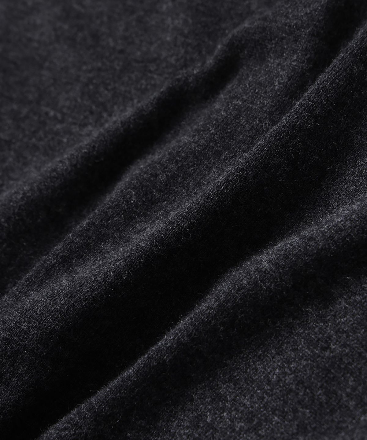 테일던(TAILDERN) Elordi Round Neck Cardigan Wool Cashmere Charcoal