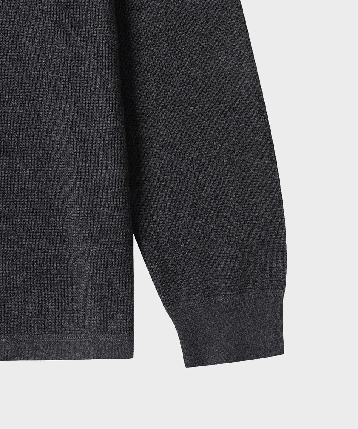 테일던(TAILDERN) Harry cotton wool Crew Neck Knit Charcoal
