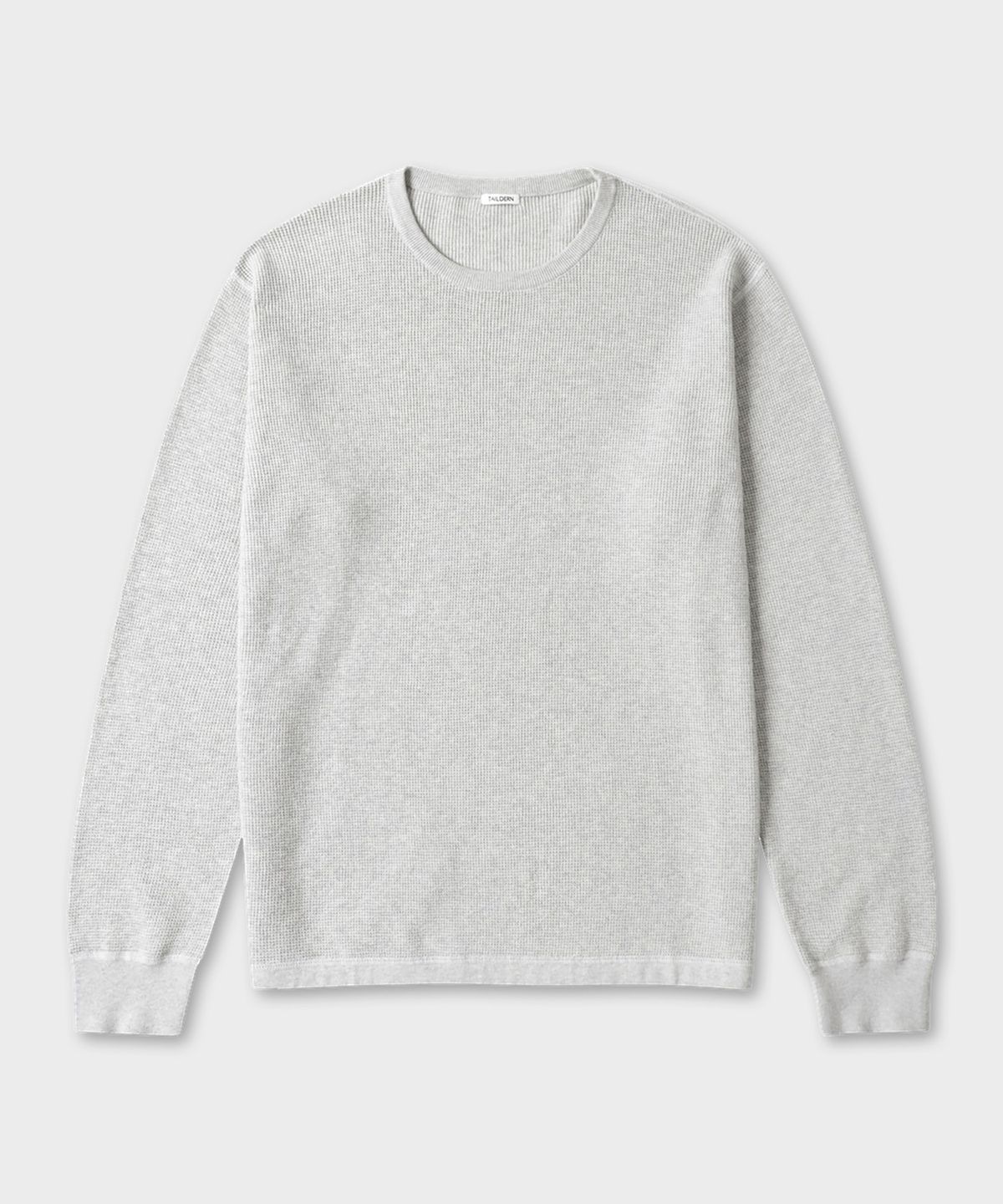테일던(TAILDERN) Harry cotton wool Crew Neck Knit Oatmeal