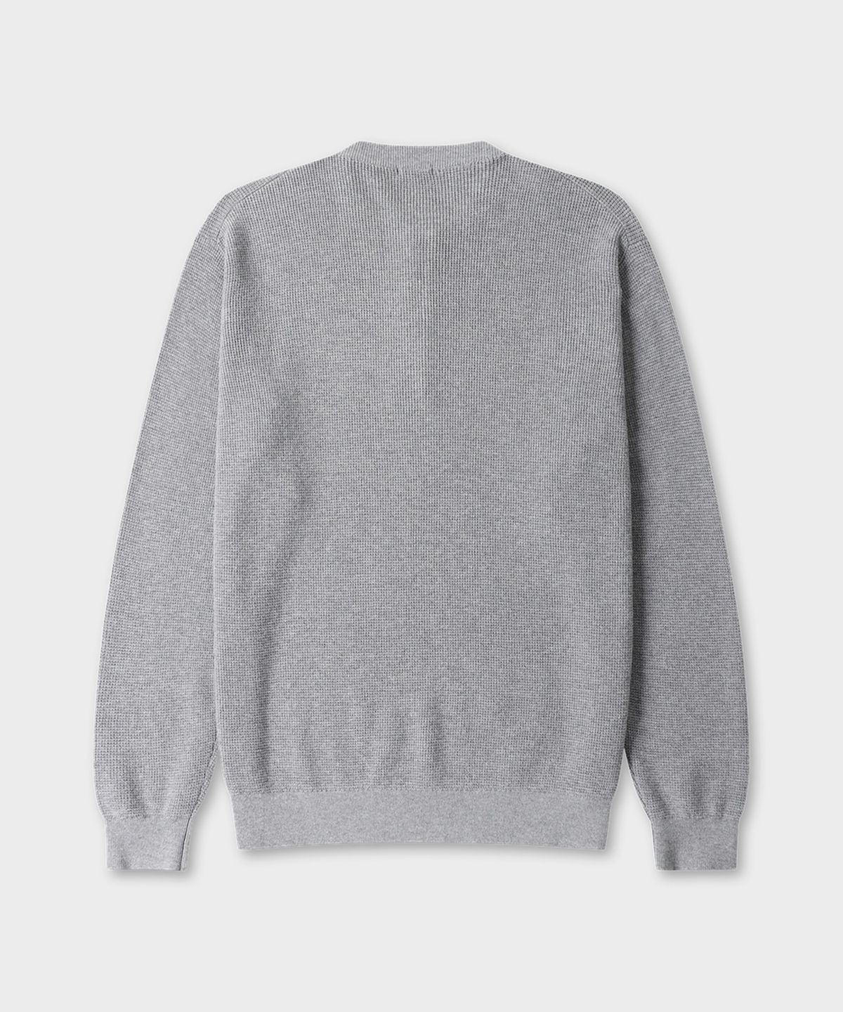 테일던(TAILDERN) Robert Henley Neck Sweater Cotton Wool Grey