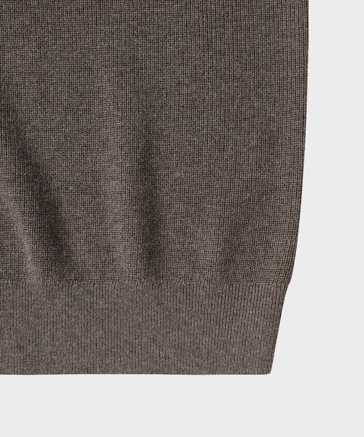 테일던(TAILDERN) Leon Round Cotton wool Sweater Brown