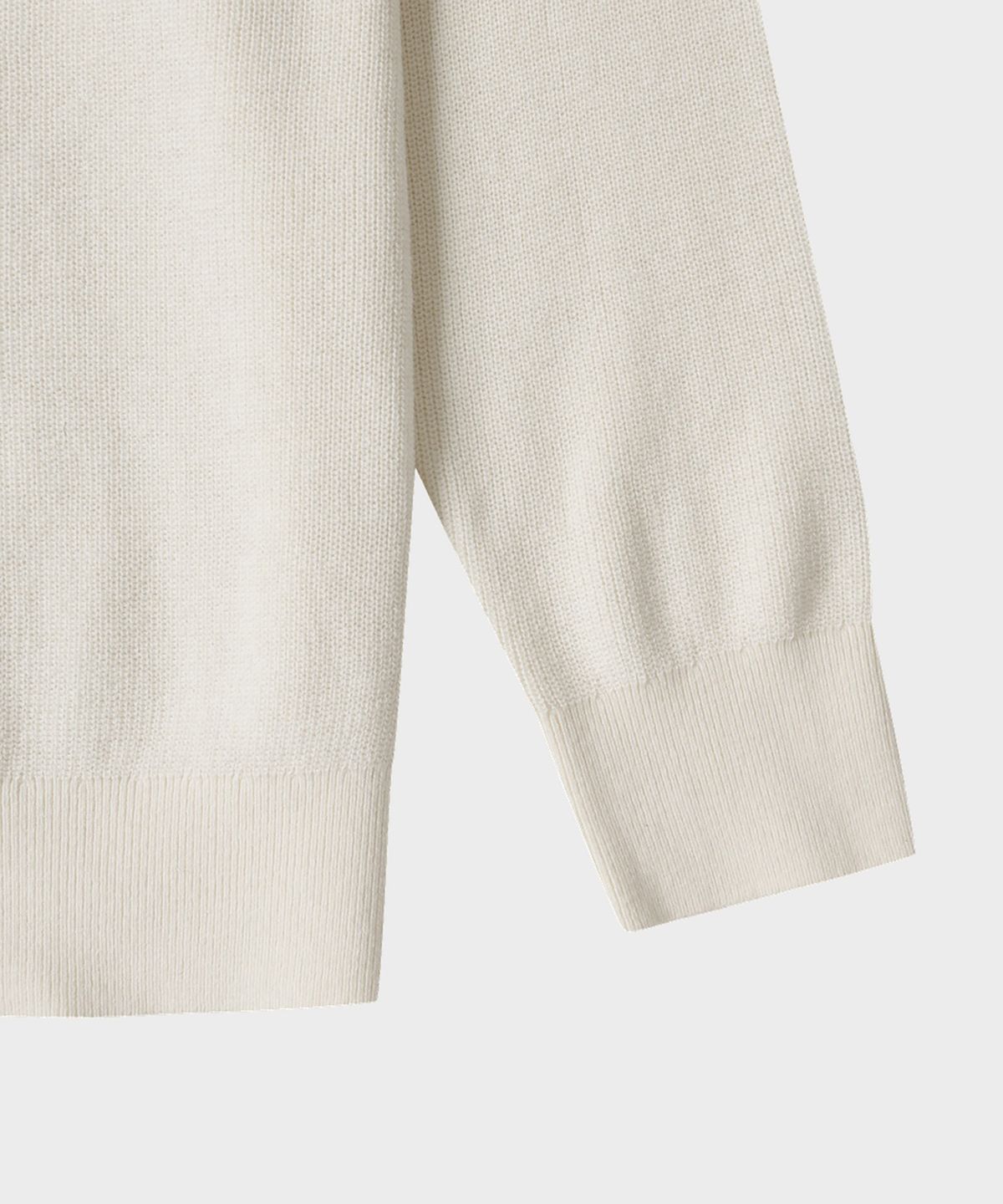 테일던(TAILDERN) Leon Round Cotton wool Sweater Ivory