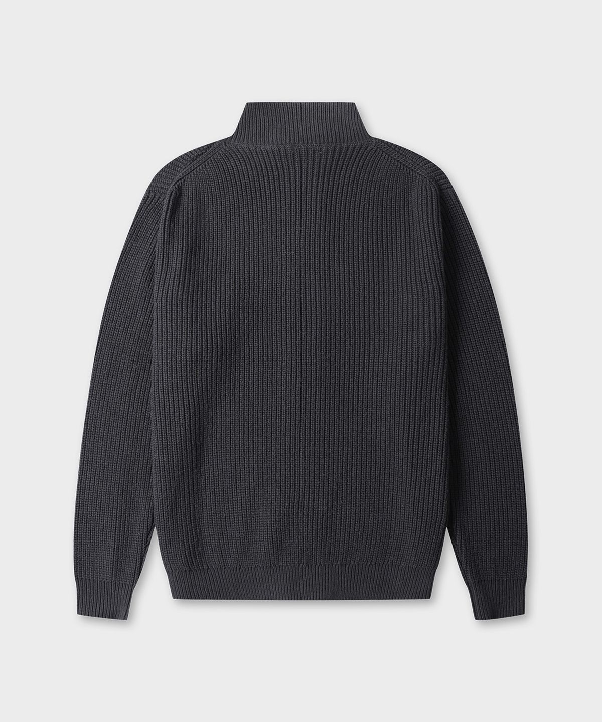 테일던(TAILDERN) Walter Highneck Zip up Cardigan Charcoal
