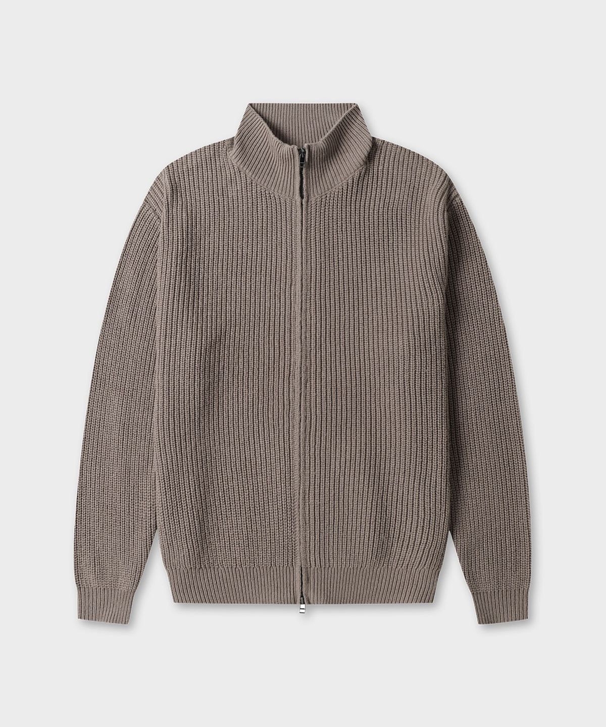 테일던(TAILDERN) Walter Highneck Zip up Cardigan Khaki
