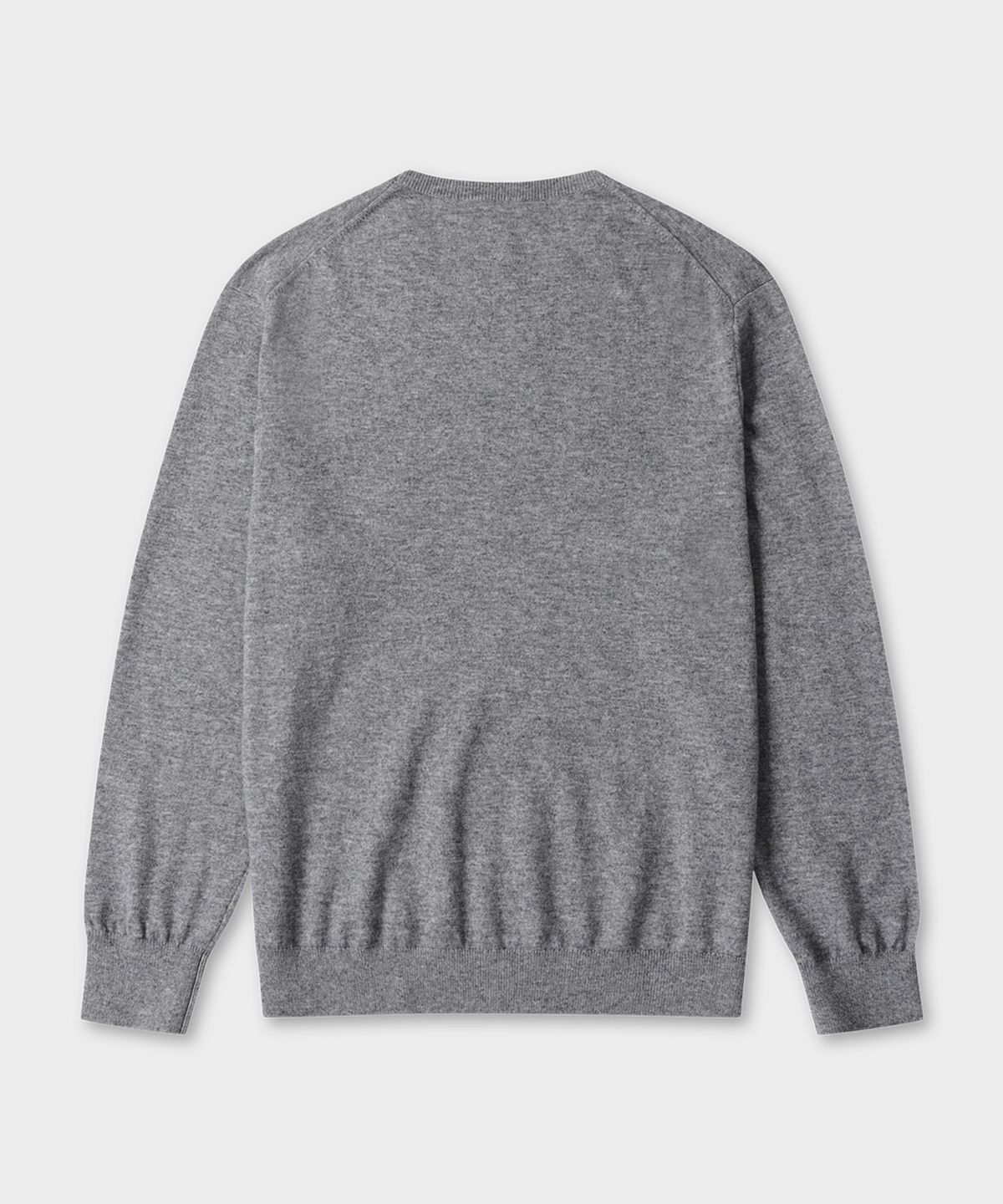 테일던(TAILDERN) Wales Wool Cashmere Crewneck Sweater Grey