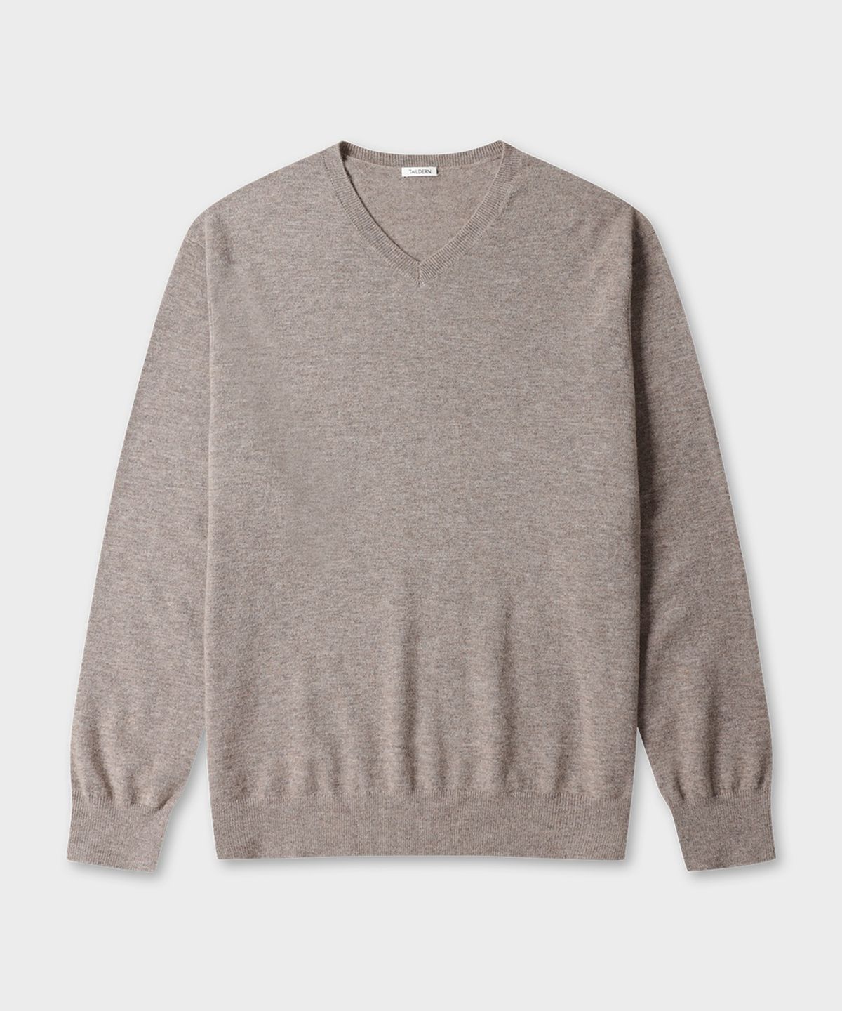 테일던(TAILDERN) Wales V-neck Sweater Wool Cashmere Beige