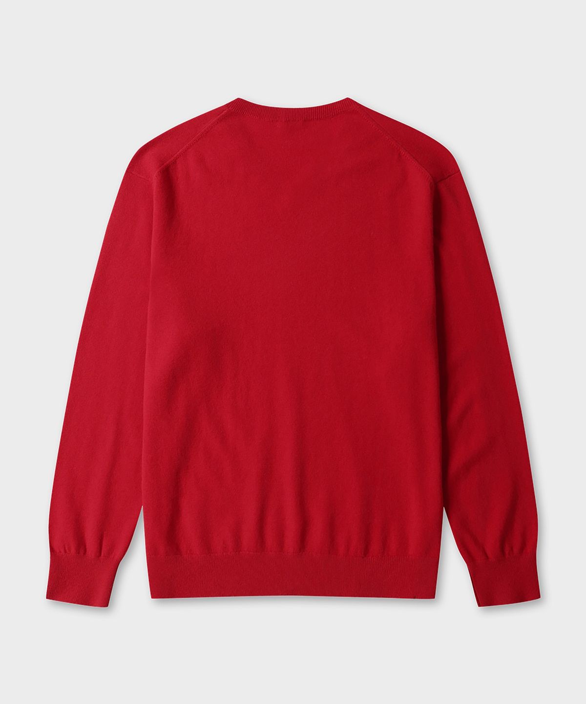 테일던(TAILDERN) Wales V-neck Sweater Wool Cashmere Red