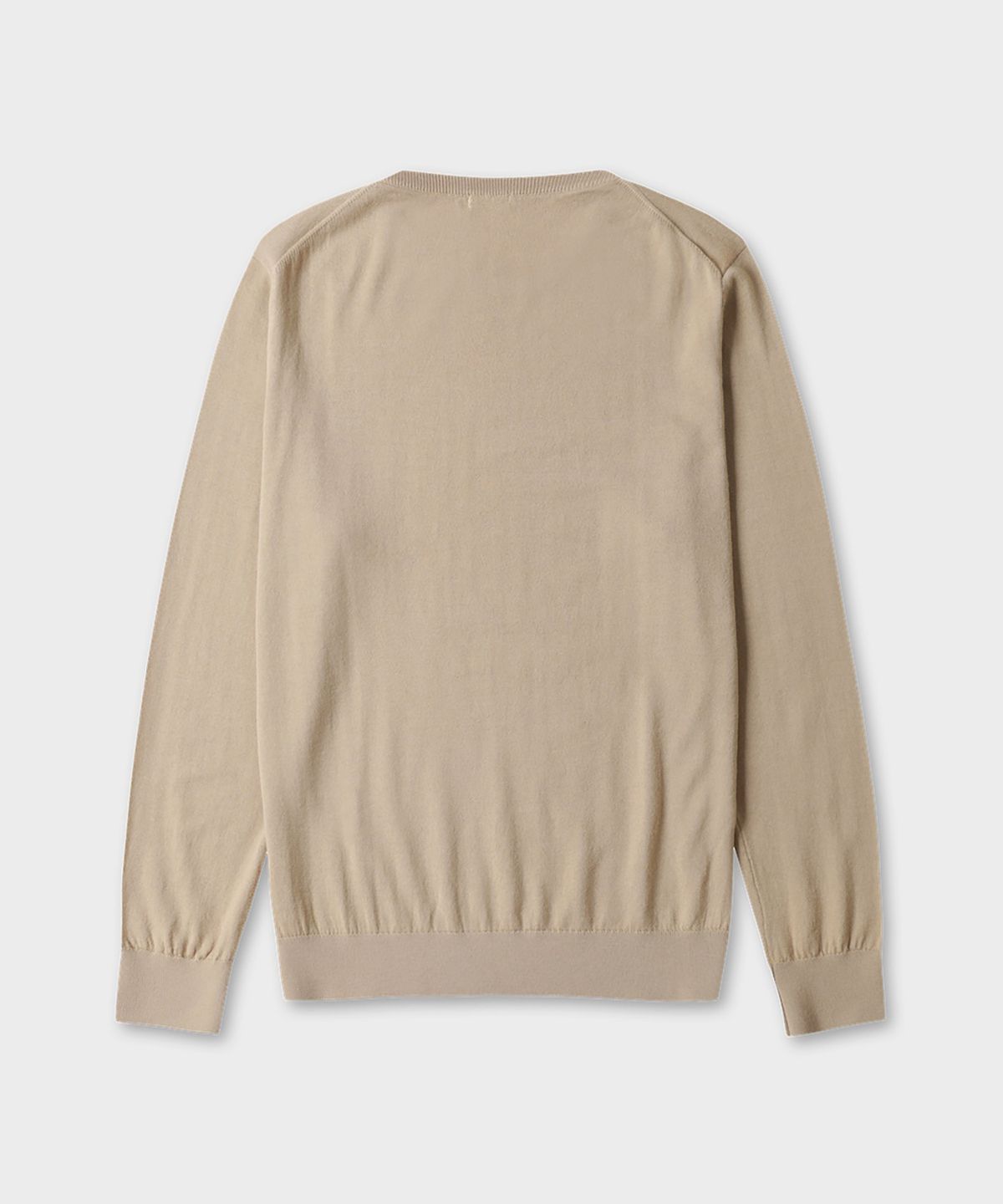 테일던(TAILDERN) William Lightweight Crewneck Sweater Wool Beige