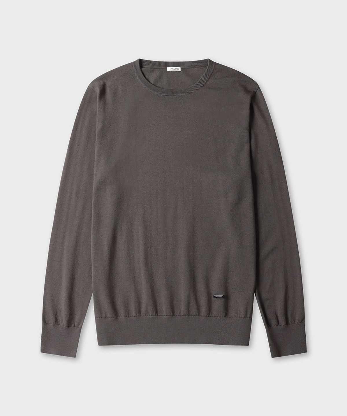 테일던(TAILDERN) William Lightweight Crewneck Sweater Wool Grey