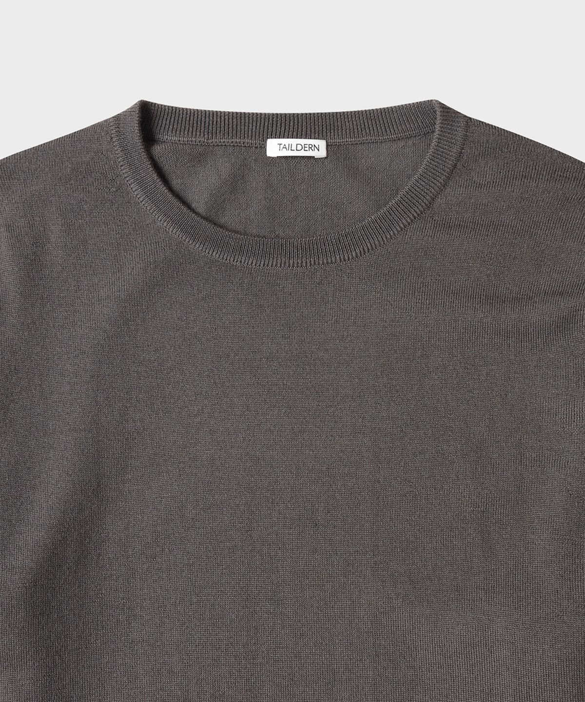 테일던(TAILDERN) William Lightweight Crewneck Sweater Wool Grey