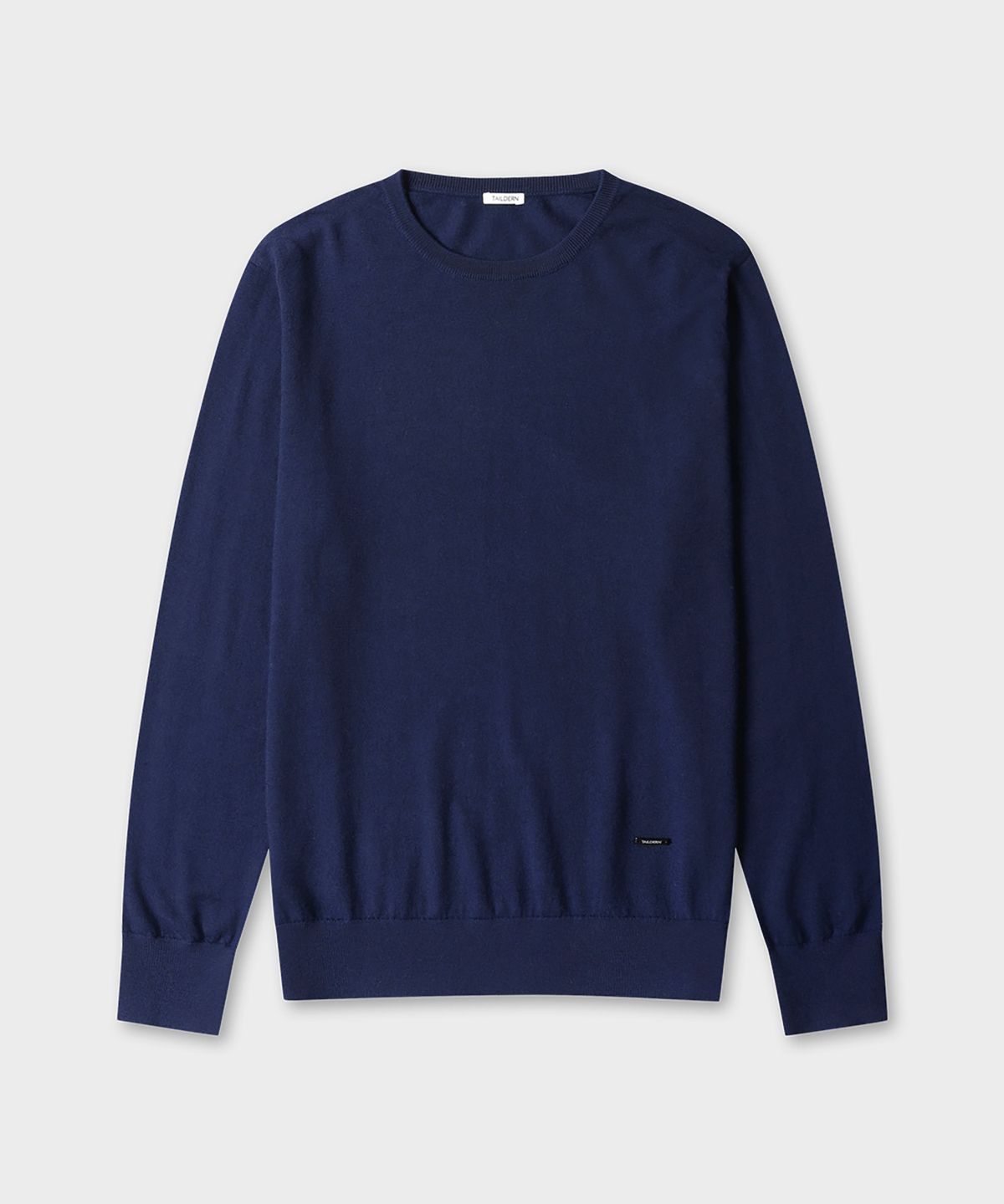 테일던(TAILDERN) William Lightweight Crewneck Sweater Wool Navy