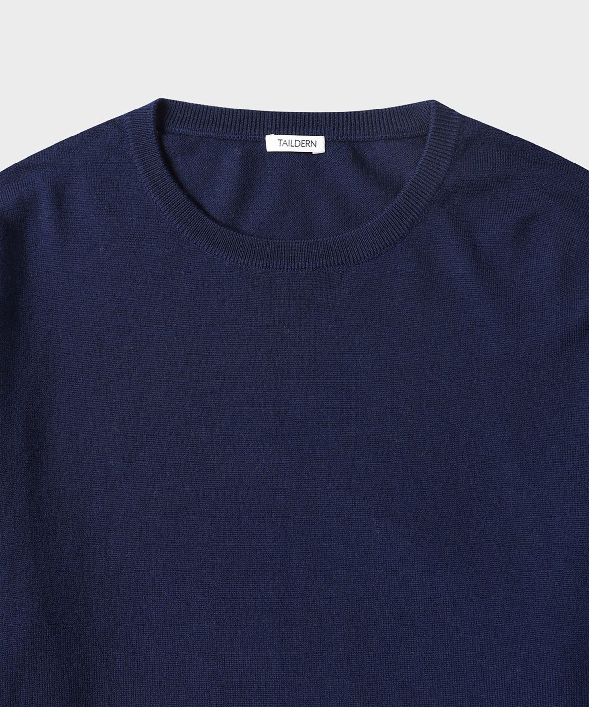 테일던(TAILDERN) William Lightweight Crewneck Sweater Wool Navy