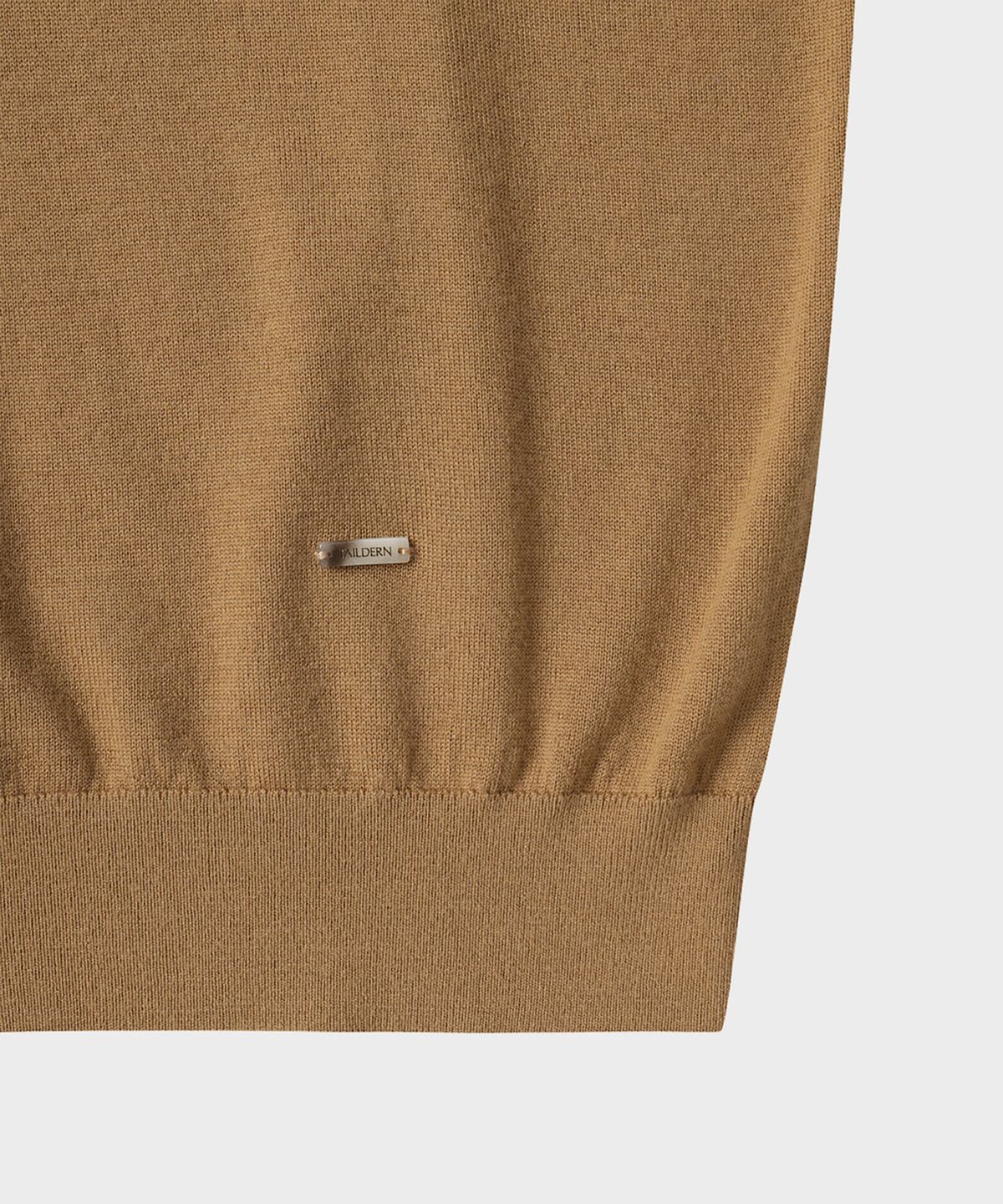 테일던(TAILDERN) William Lightweight V-neck Sweater Wool Camel