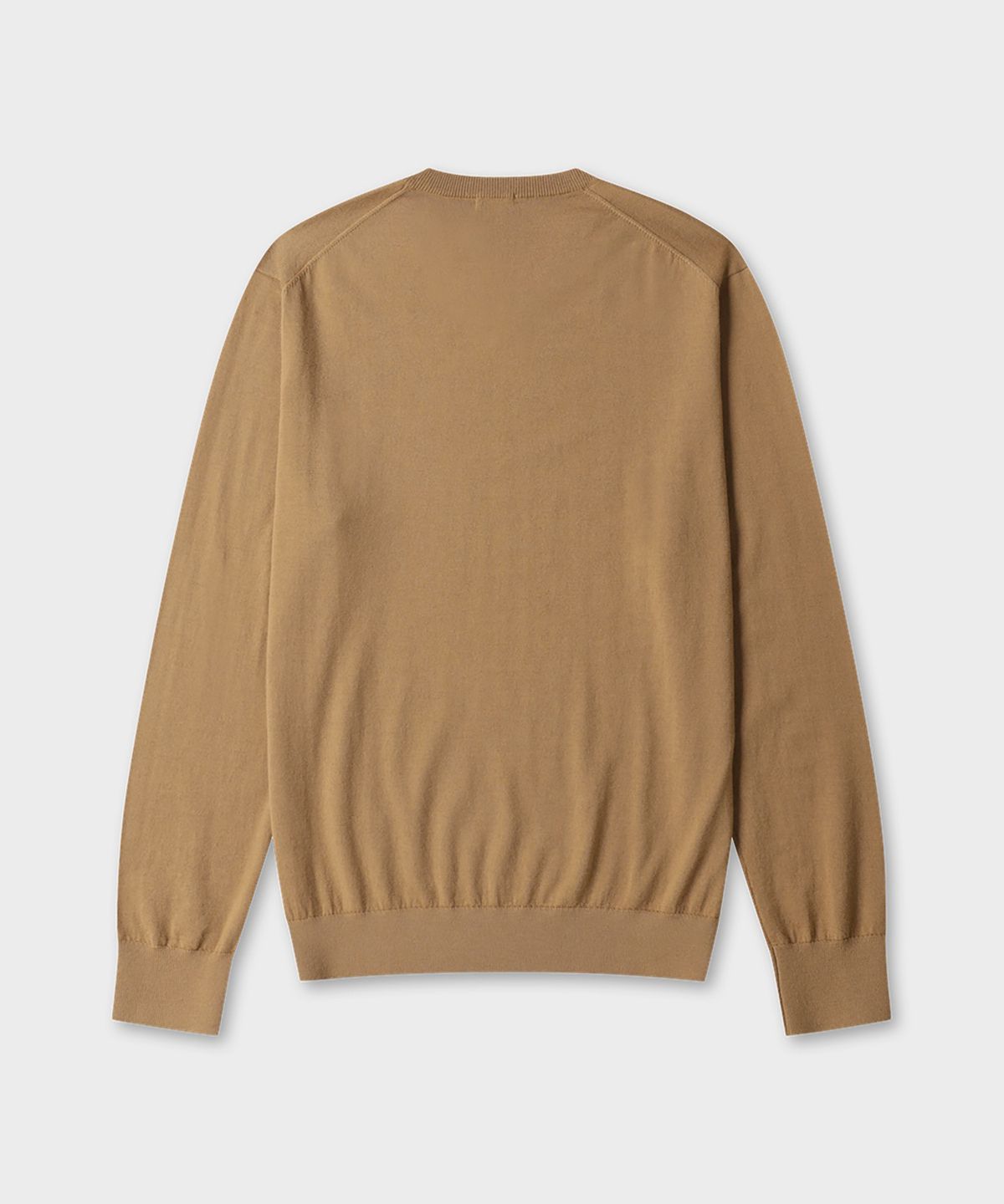 테일던(TAILDERN) William Lightweight V-neck Sweater Wool Camel