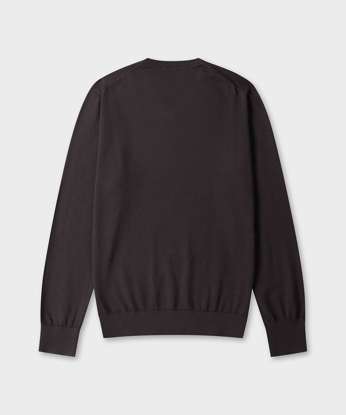 테일던(TAILDERN) William Lightweight V-neck Sweater Wool Dark Brown