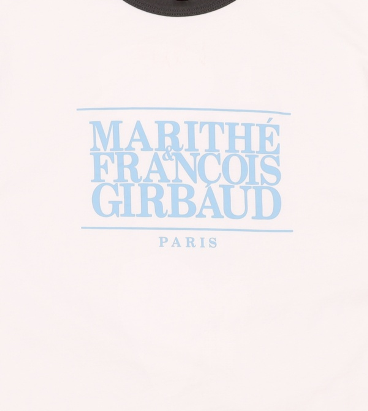 마리떼 프랑소와 저버(MARITHÉ + FRANҪOIS GIRBAUD) CLASSIC LOGO COLOR POINT TEE white L