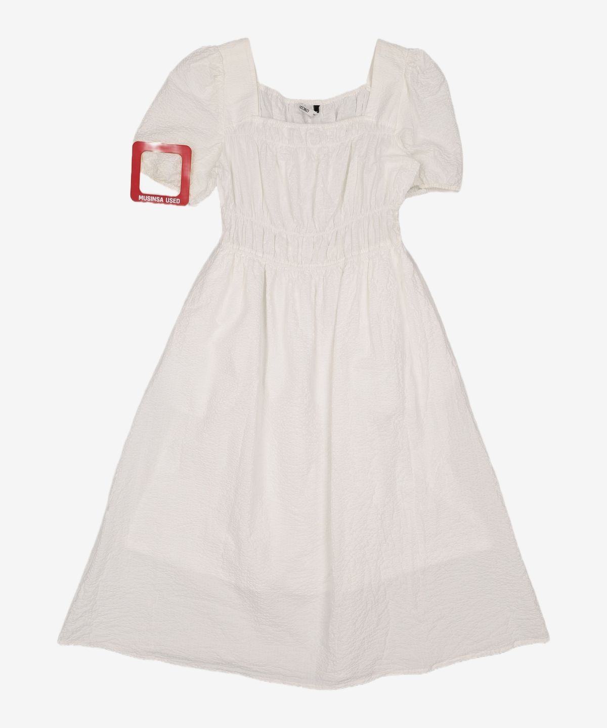 미쏘(MIXXO) 스퀘어넥 롱 원피스_MIWOWD602G S