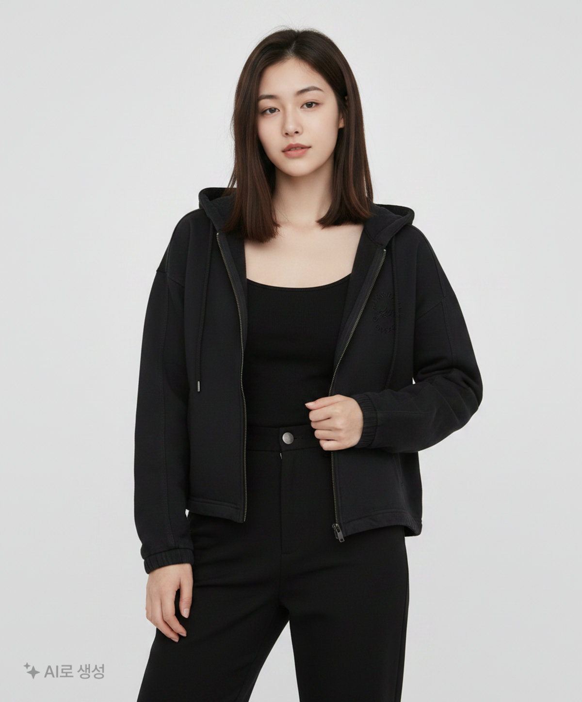 칼 라거펠트(KARL LAGERFELD) 후드 집업 100